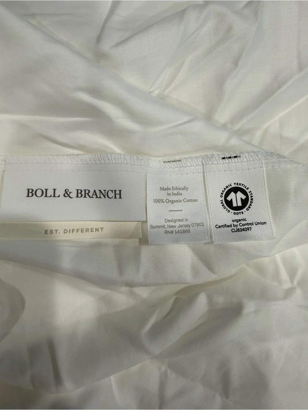 Boll & Branch NEW Full/Queen Duvet  In White/Pewter 🔥No offer item🙏🏻 $369 MSRP